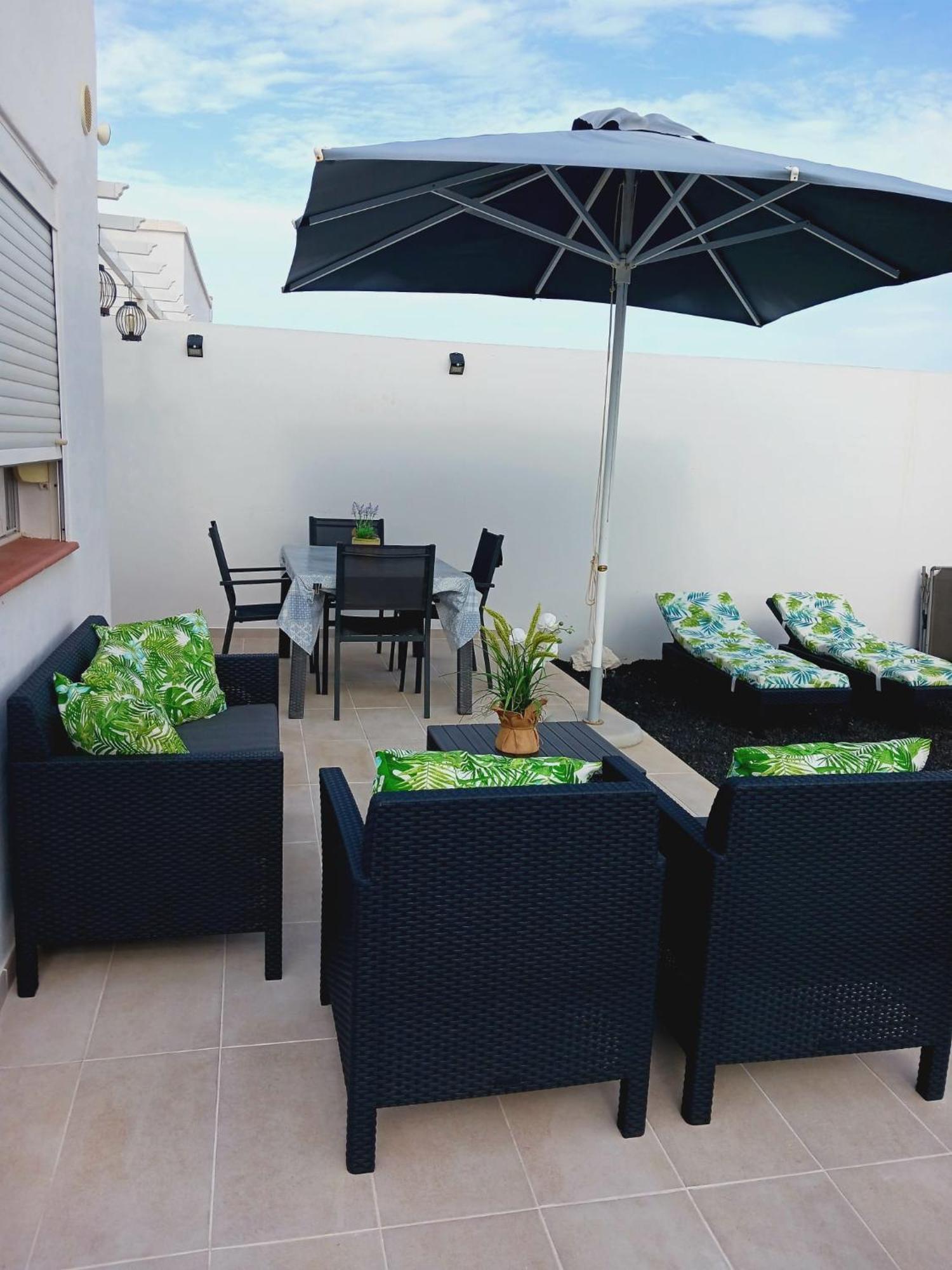 Maison Vue Mer Avec Piscine Caleta De Fuste Exteriör bild